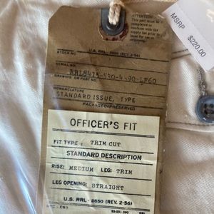 Mens Light Khaki Ralph Lauren pants